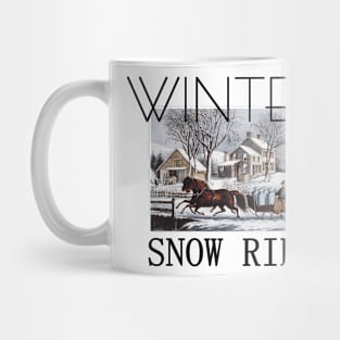 Winter Sleigh Ride Mug